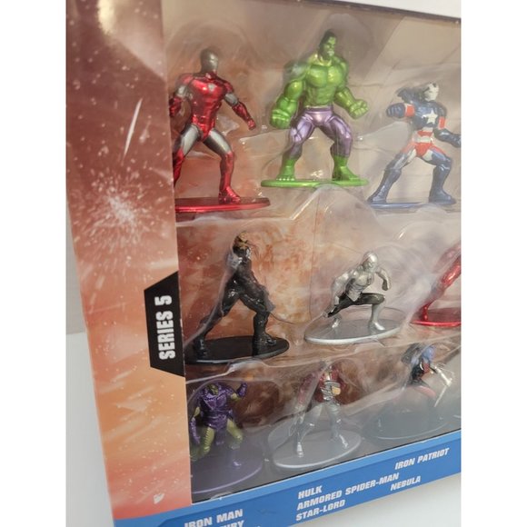 Jada Marvel Diecast Metal Nano Mini Figures - 20-Pack - NEW SEALED - Picture 9 of 9